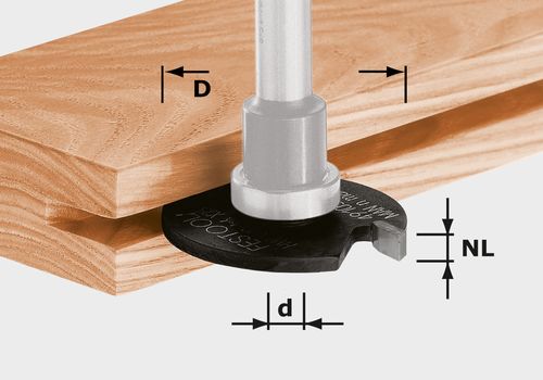 FESTOOL SKIVNOTFRÄS HW D40X3