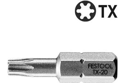 FESTOOL BITS TX 20-25/10