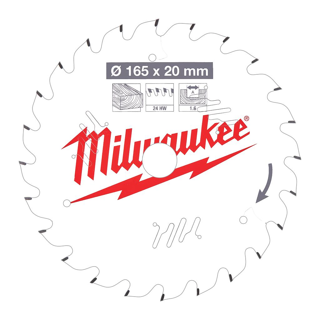 MILWAUKEE SAW W165X20X1.6X24
