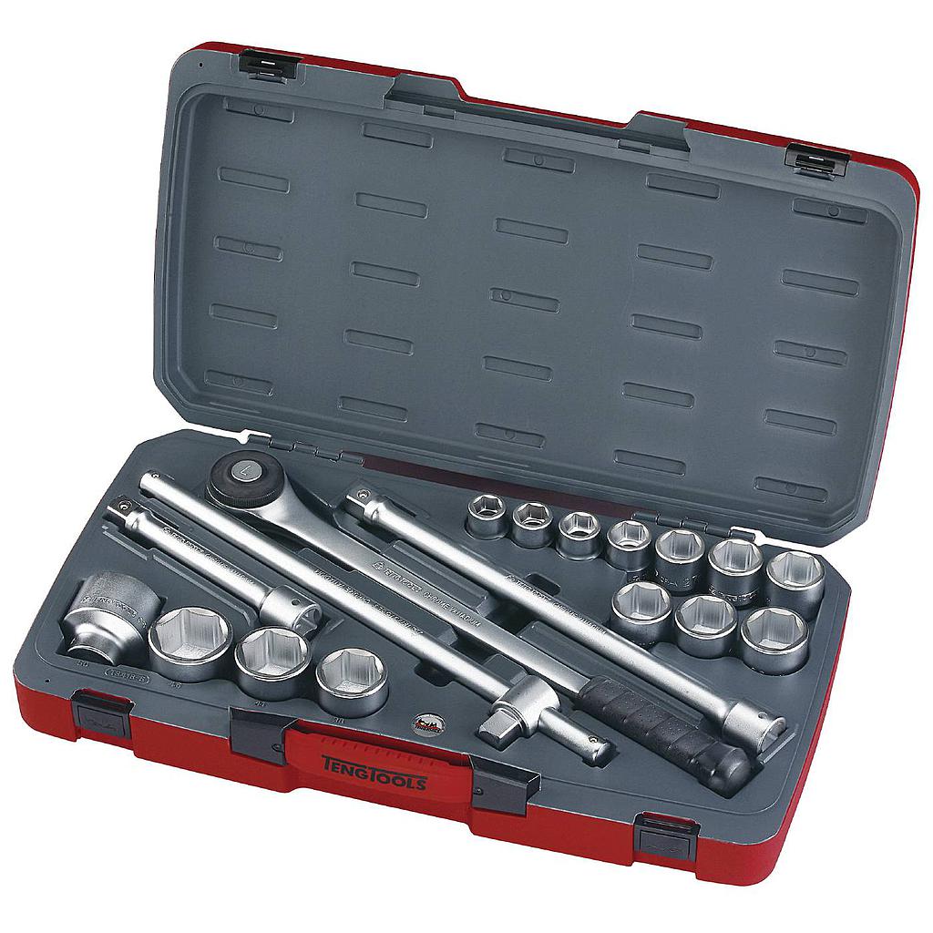 HYLSNYCKELSATS FYRKANTIGT FÄSTE 3/4" TENG TOOLS T3418-6