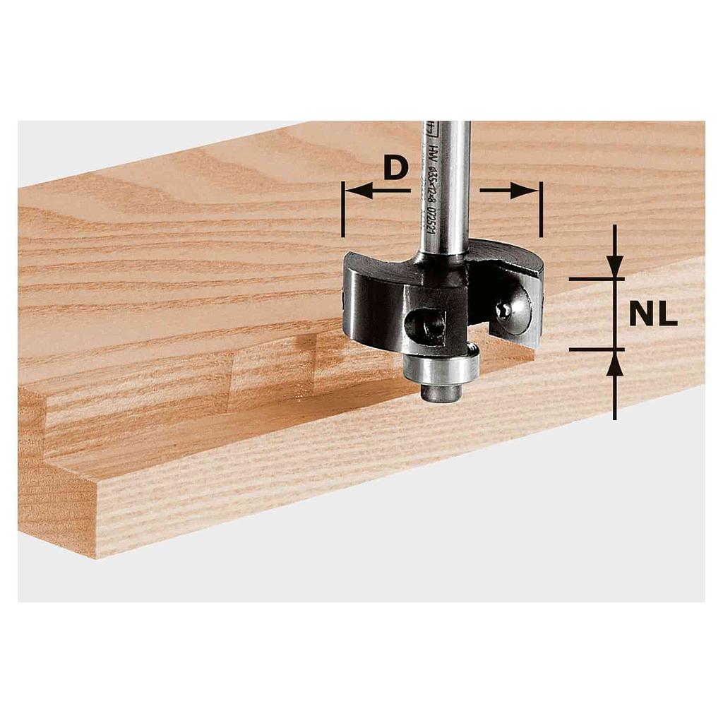 FESTOOL FALSFRÄN MED VÄNDSKÄR HW S8 D38/12