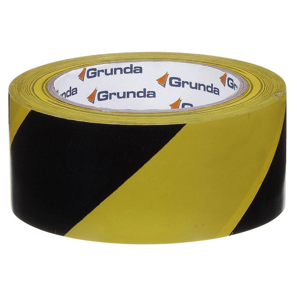 VARNINGSTEJP GUL/SVART 50MMX33M GRUNDA