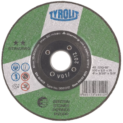 TYROLIT STANDARD KAPSKIVA STEN 115X2,5X22,23